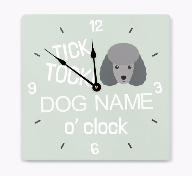 Tick Tock 'O' Clock: Personalised {breedFullName} Wall Clock